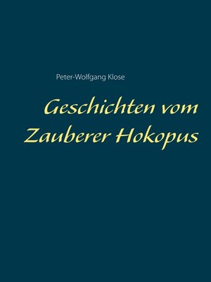 cover image of Geschichten vom Zauberer Hokopus